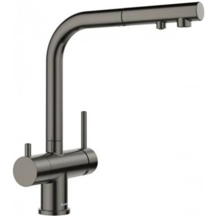 Смеситель для кухни (мойки) Blanco FONTAS II SATIN DARK STEEL, однозахватный