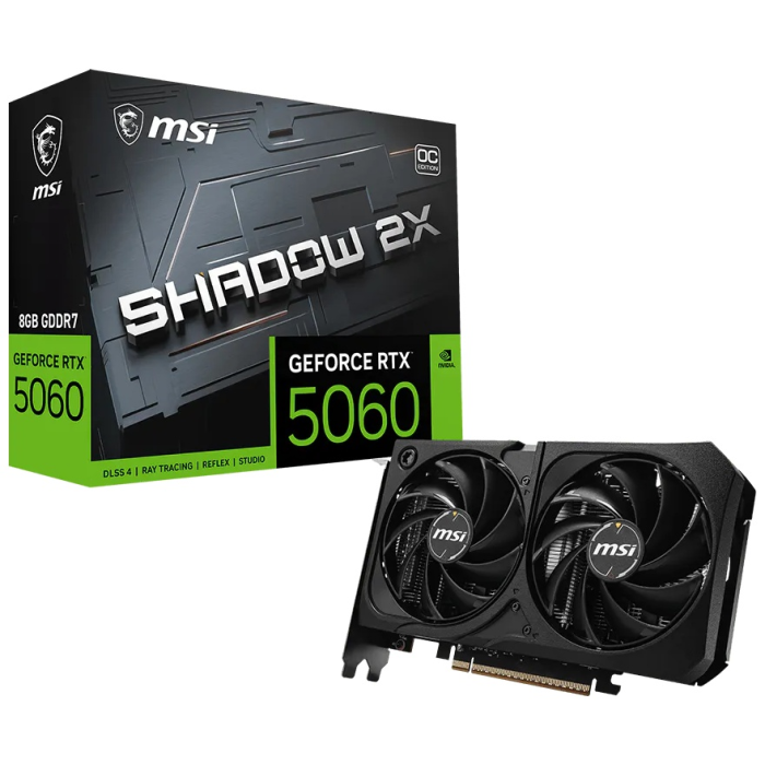 MSI GeForce RTX 5060 8G SHADOW 2X OC MAX 8 Гб