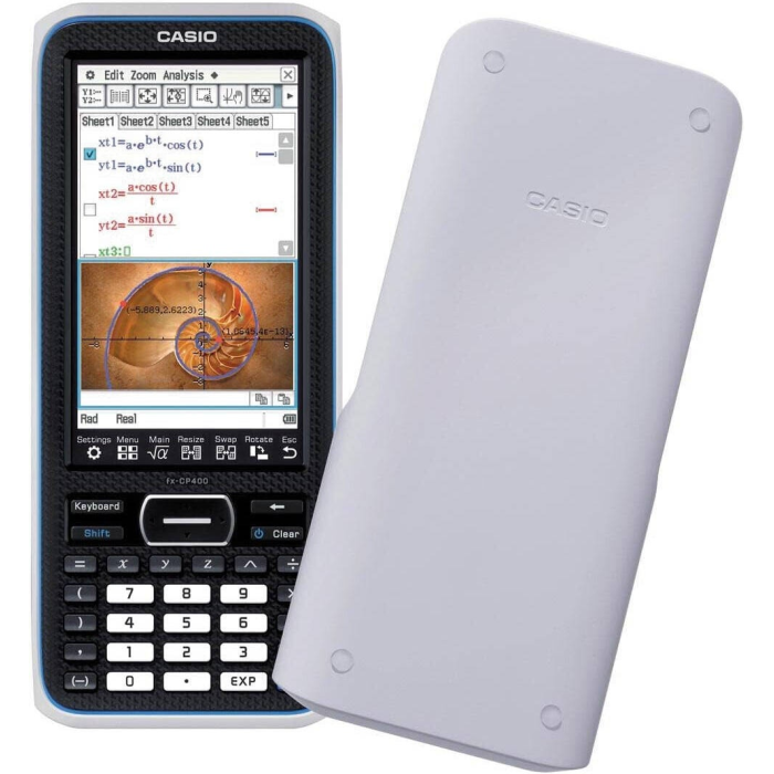 CASIO FX-CP400-WA-EH, 10+3-разрядный, черный, серый