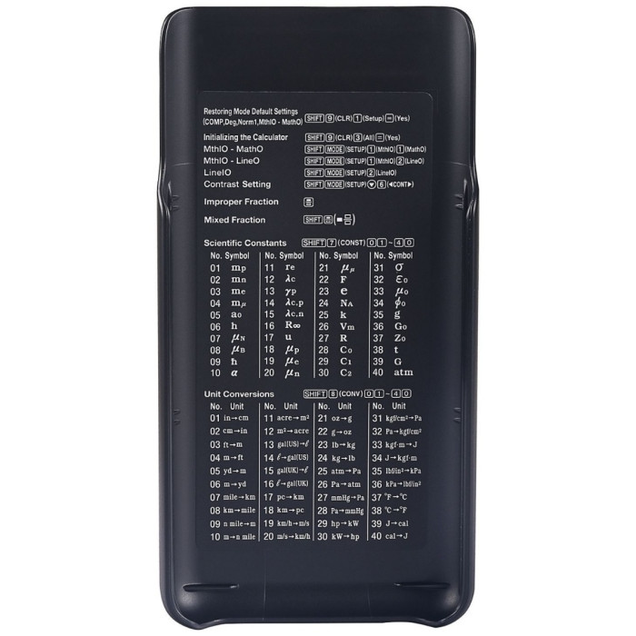 CASIO FX-570ESPLUS-2WETD, 12-разрядный, черный