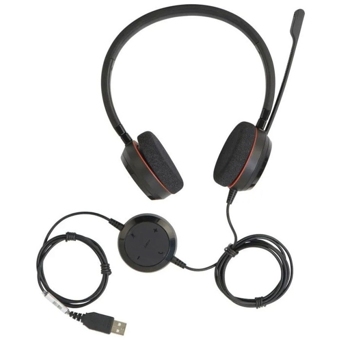 Наушники Jabra EVOLVE 20 UC Stereo черный