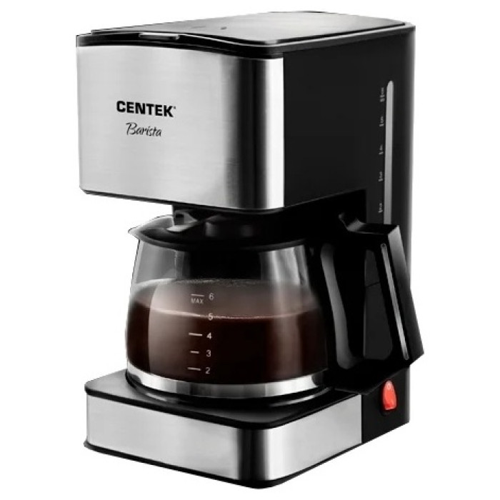 Кофеварка CENTEK CT-1144 черный, стальной