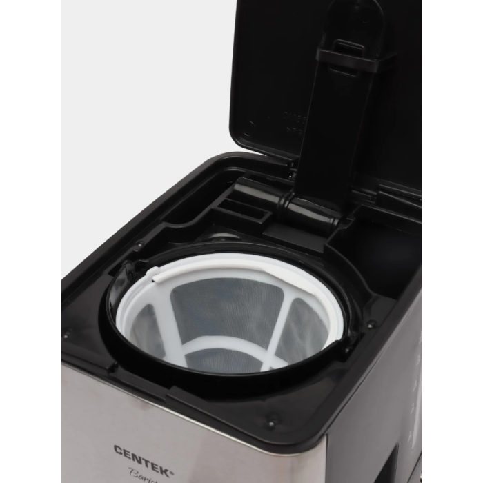 Кофеварка CENTEK CT-1144 черный, стальной