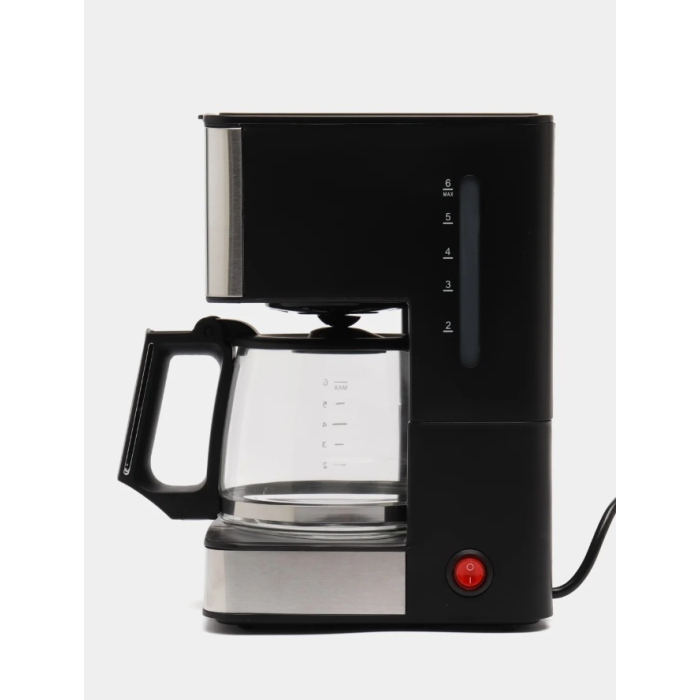 Кофеварка CENTEK CT-1144 черный, стальной