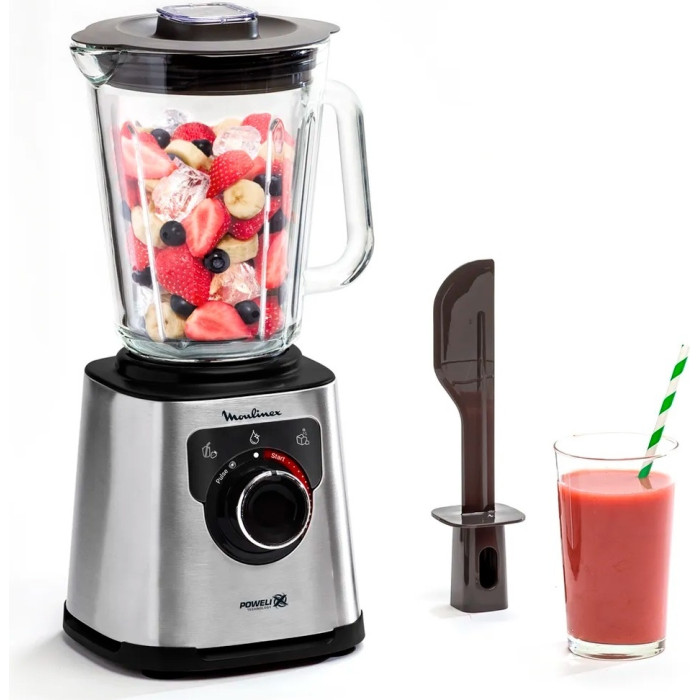 Блендер стационарный Moulinex LM871D10 серебристый