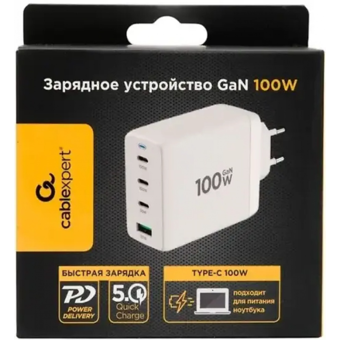 Cablexpert Cablexpert MP3A-PC-66 USB Type-C, USB 100 Вт белый