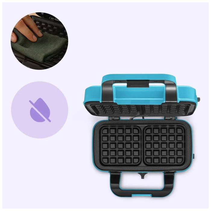 Вафельница Kitfort KT-5602 белый, синий