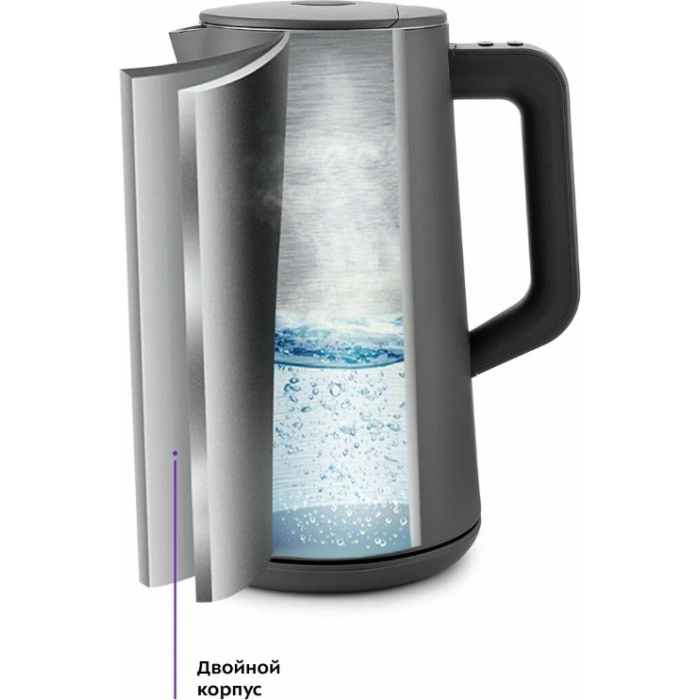 Электрочайник Kitfort KT-6115-2 серый