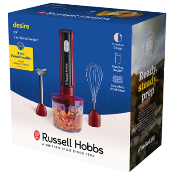 Блендер погружной Russell Hobbs 27140-56 красный