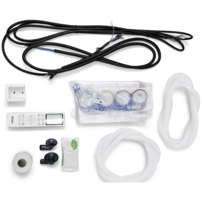 Klima KAC-H24A4/JPR1DI B черный, серый + монтажный комплект