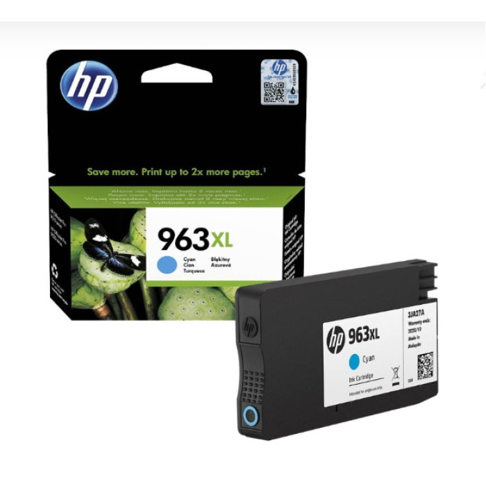 Картридж HP Europe/963XL/Струйный/голубой/23 мл<br>212230