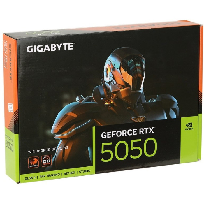 GIGABYTE RTX 5050 Windforce OC V2 (GV-N5050WF2OCV2-8GD) 8 Гб