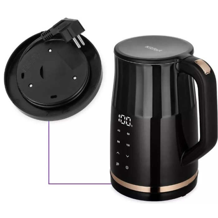 Электрочайник Kitfort КТ-6610 черный