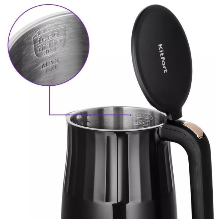 Электрочайник Kitfort КТ-6610 черный