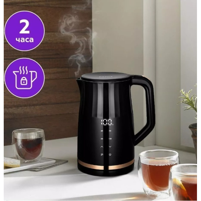 Электрочайник Kitfort КТ-6610 черный