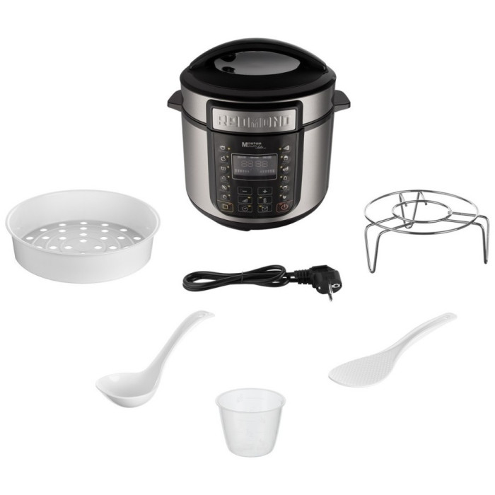 Скороварка/мультиварка REDMOND RMC-PM381 серебристый