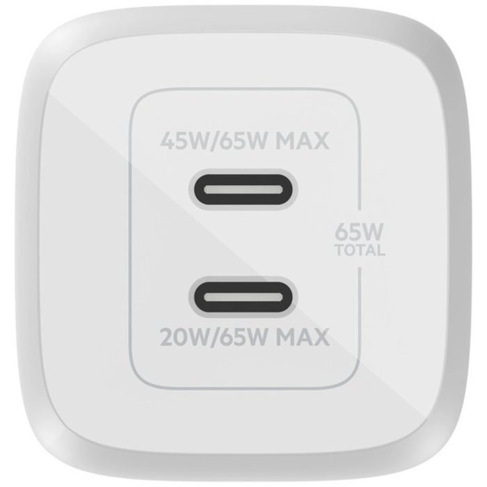 Belkin WCH013vfWH Lightning, USB Type-C 65 Вт белый