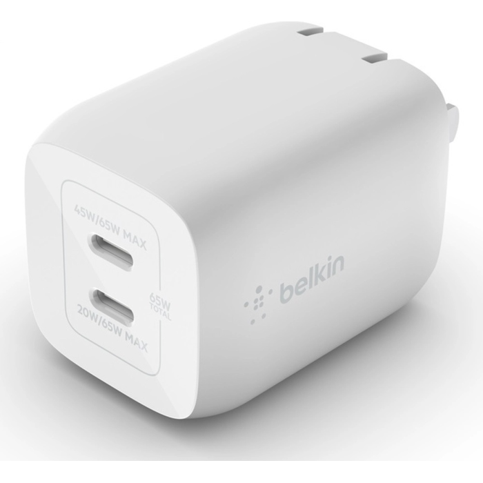 Belkin WCH013vfWH Lightning, USB Type-C 65 Вт белый