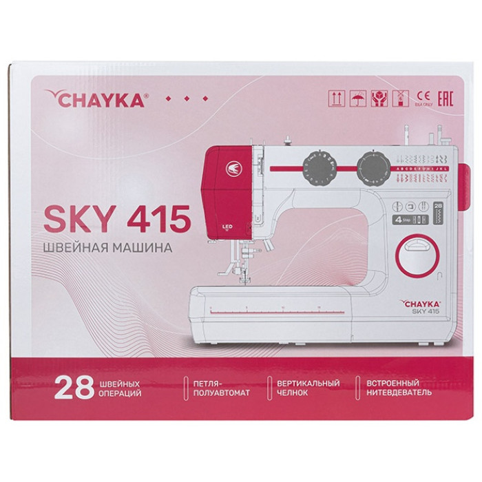 CHAYKA SKY 415 белый, розовый
