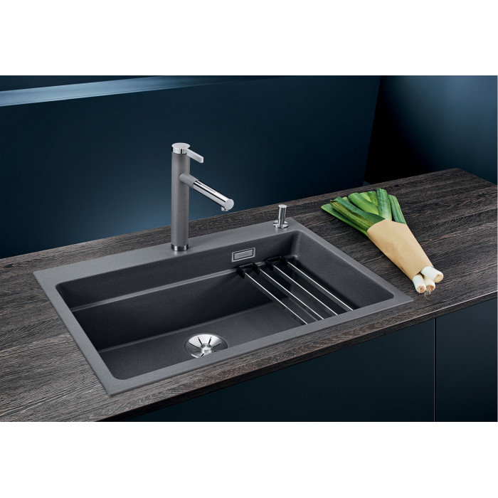 Кухонная мойка Blanco Etagon 8 - антрацит (525187) 78х51х22 см, искусственный камень, тон антрацит