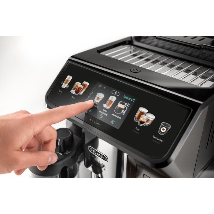 Кофемашина Delonghi ECAM 450.86 T черный, серебристый
