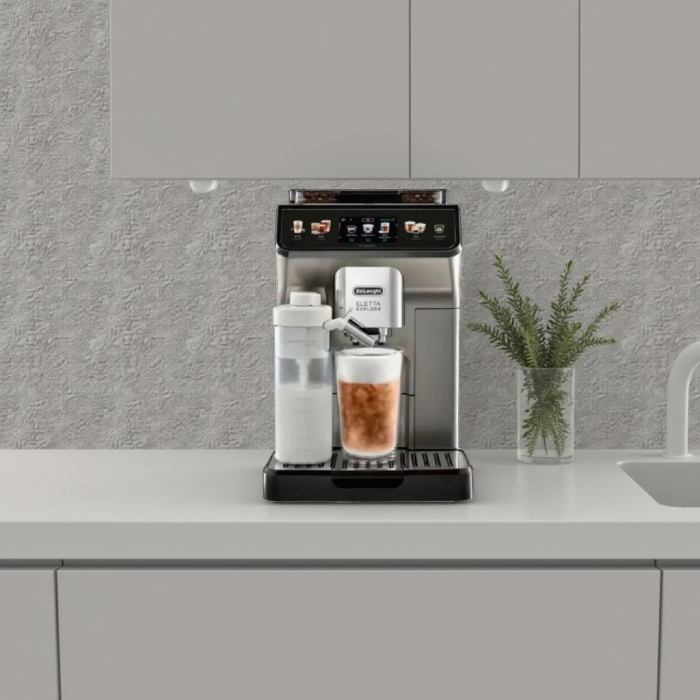 Кофемашина Delonghi ECAM 450.86 T черный, серебристый