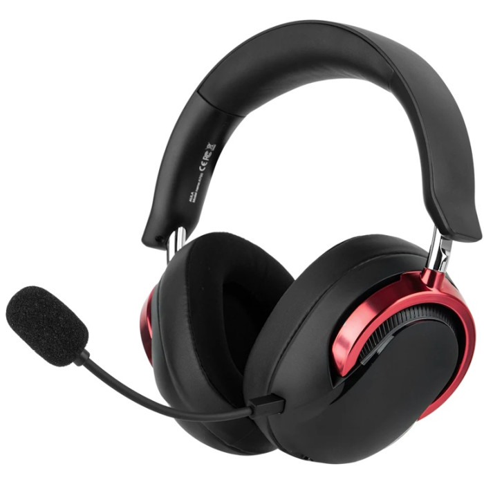 Bluetooth headphone AULA A700, BT/cable/USB, Black Red