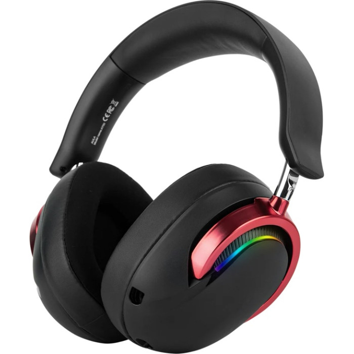 Bluetooth headphone AULA A700, BT/cable/USB, Black Red