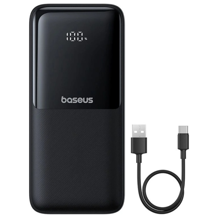 Внешний аккумулятор Baseus Lipow Dual-Cable (P10079102123-00) 20000 мАч 22.5 Вт черный