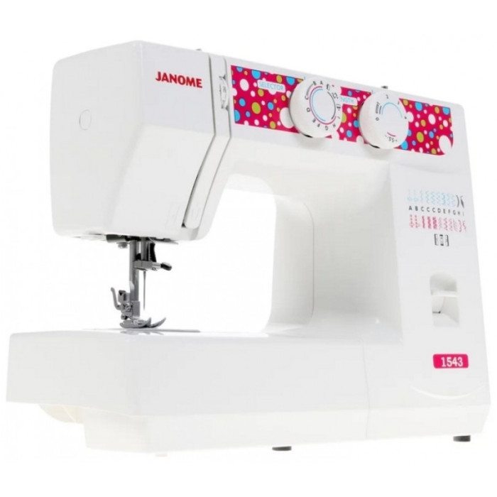 Janome 1543 белый, красный