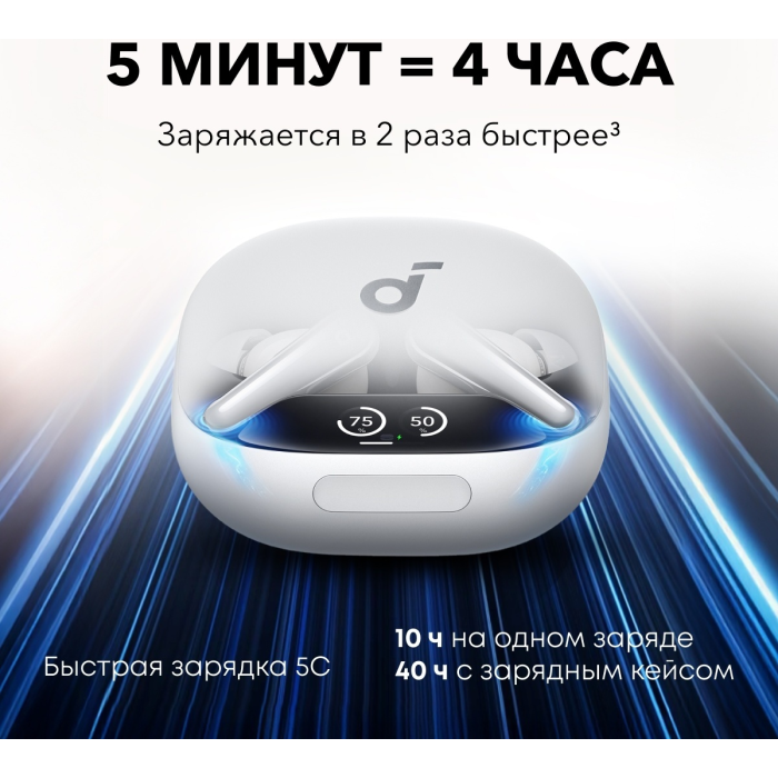 Наушники Soundcore Liberty 4 PRO белый