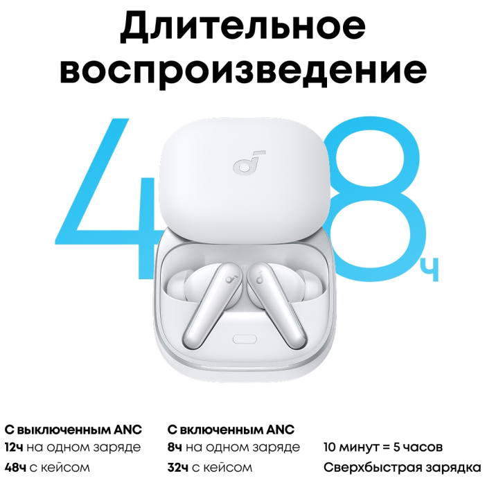 Наушники Soundcore Liberty 5 белый