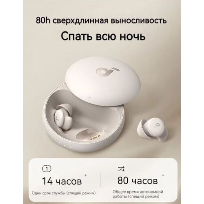 Наушники Soundcore Sleep A30 White белый