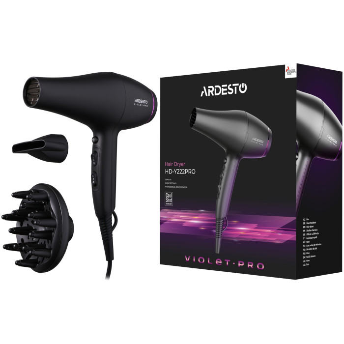 Ardesto HD-Y222PRO фен черный