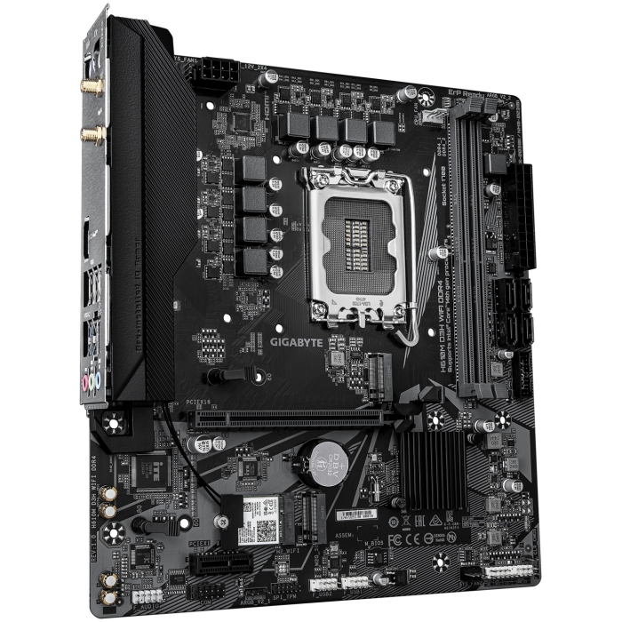 MB Socket1700, MATX, iH610 (HDMI), Gigabyte H610M D3H WIFI DDR4, 2DDR4, PCIx16, PCIx1