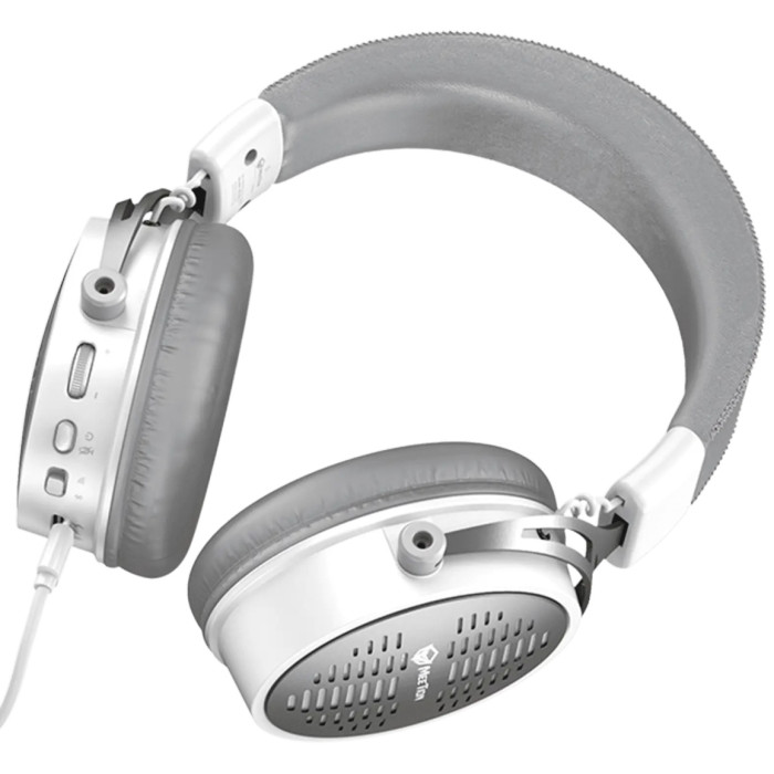 Bluetooth garnitura MeeTion BTH013, BT/wireless, 20-20000Hz, 118dB, Silvery White
