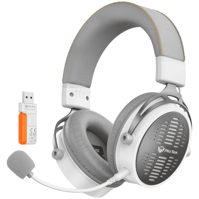 Bluetooth garnitura MeeTion BTH013, BT/wireless, 20-20000Hz, 118dB, Silvery White