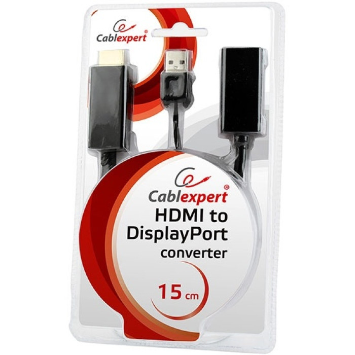 Переходник Cablexpert DisplayPort - HDMI DSC-HDMI-DP 0.15 м