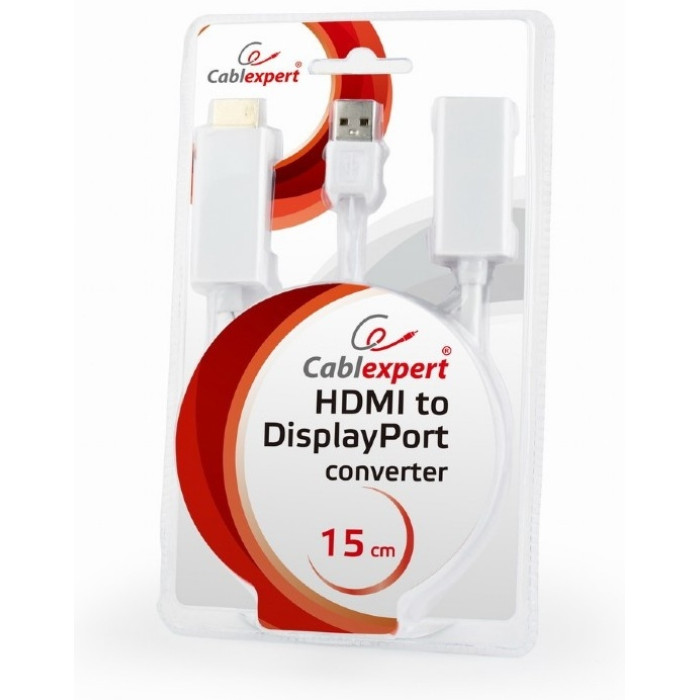 Cablexpert DSC-HDMI-DP-W HDMI-DisplayPort 0.15 м
