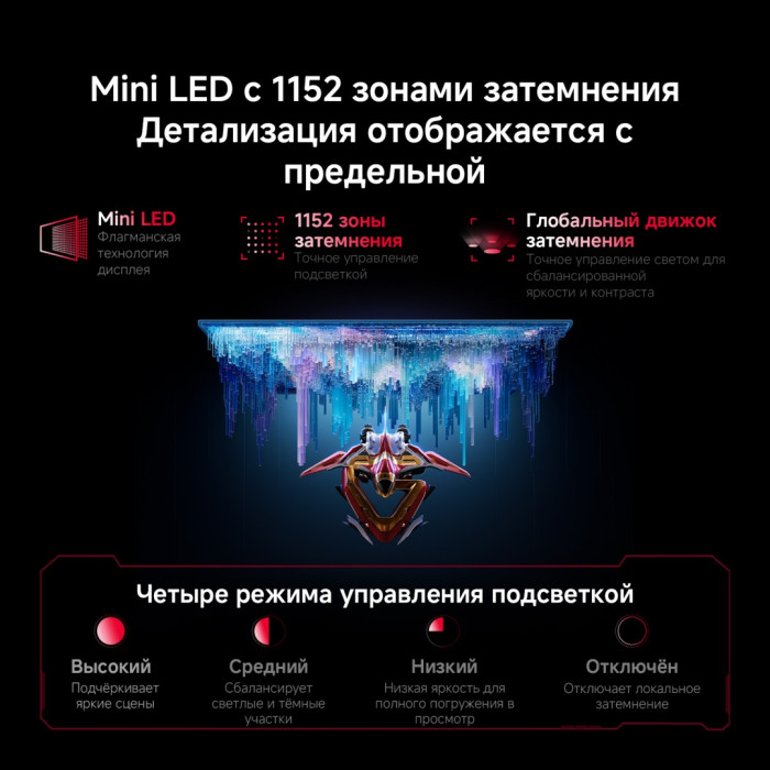 27' Xiaomi Mini LED Gaming Monitor G Pro 27Qi 2026 черный