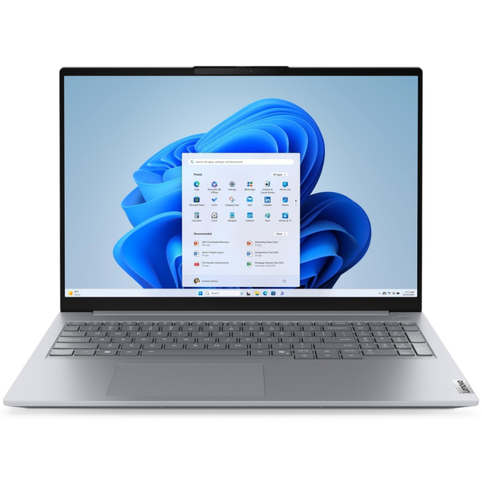 Ноутбук Lenovo ThinkBook 16 Gen 9/Core 7 240H/16' WUXGA/Win11Pro/16GB/512GB SSD/Intel Graphics/2YR/FHD IR/2YR/FPR/Backlit