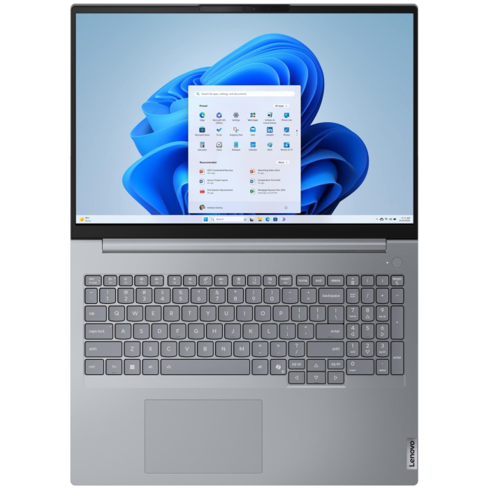 Ноутбук Lenovo ThinkBook 16 Gen 9/Core 7 240H/16' WUXGA/Win11Pro/16GB/512GB SSD/Intel Graphics/2YR/FHD IR/2YR/FPR/Backlit