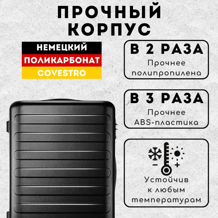 Чемодан Xiaomi NinetyGo Rhine Luggage Size 24 66L - Coral Red Красный 1052-RED