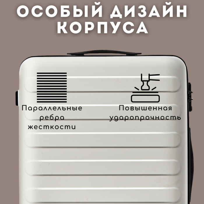 Чемодан Xiaomi NinetyGo Rhine Luggage Size 24 66L - Coral Red Красный 1052-RED