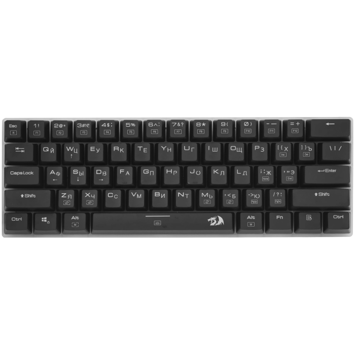 KeyBoard USB, Redragon Alien RU, black, (77939)