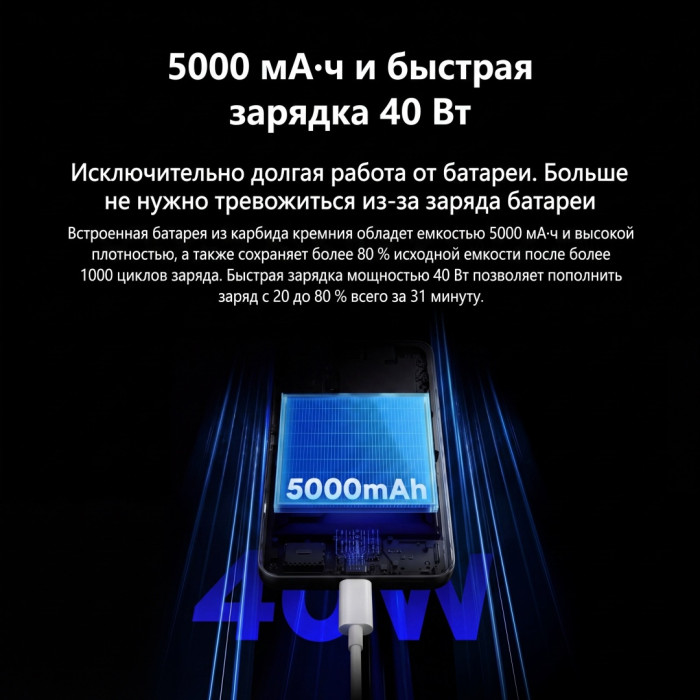Meizu Note 22 8 ГБ/256 ГБ черный