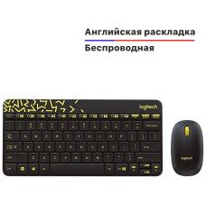 Logitech MK240 Nano 920-008213 черный + мышь