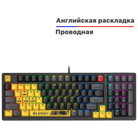 Клавиатура игровая Bloody / Bloody S98 SPORTS LIME, черный