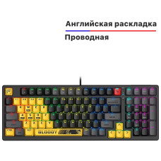 Клавиатура игровая Bloody / Bloody S98 SPORTS LIME, черный