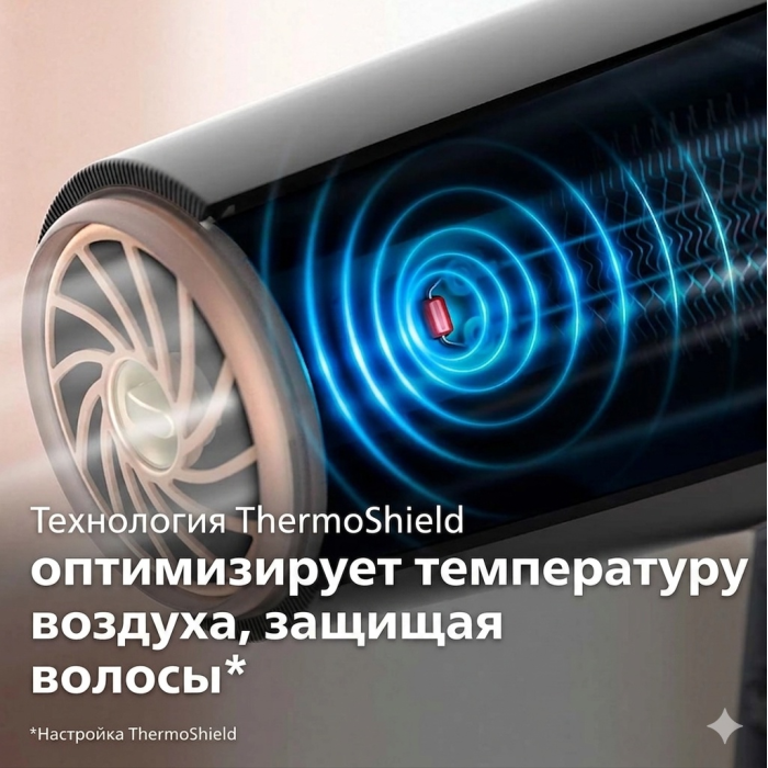 Philips BHD512/00 фен черный